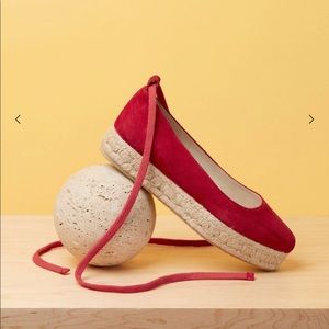 The reformation Joan Ballet Espadrille size 38